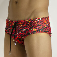 bañador amoeba rojo malebolo underwear pantaloneta de baño para hombre