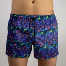 short electric blu vista frente