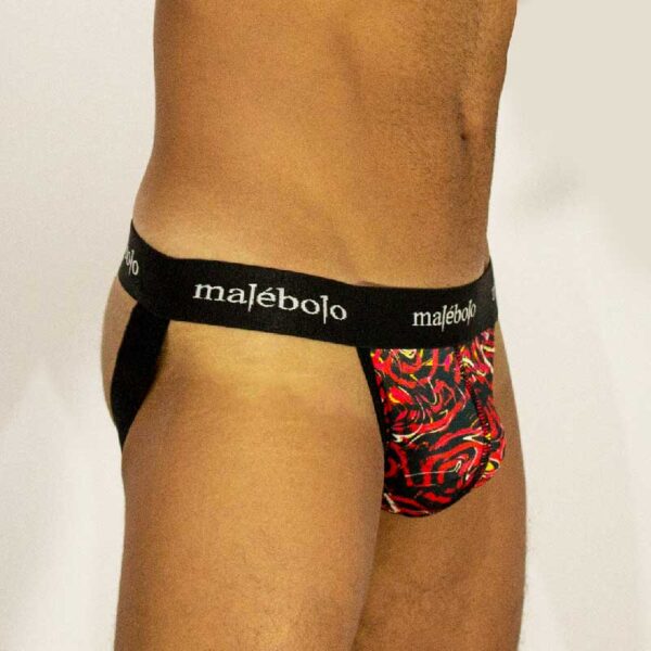 suspensorio amoeba rojo malebolo underwear vista diagonal