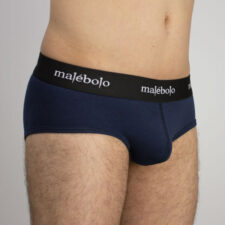 brief algodon azul oscuro de la marca malébolo underwear