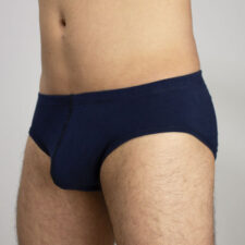 brief algodon azul oscuro classic de la marca malébolo underwear
