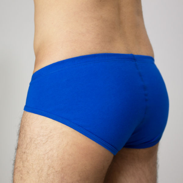 brief algodon azul rey classic de la marca malébolo underwear