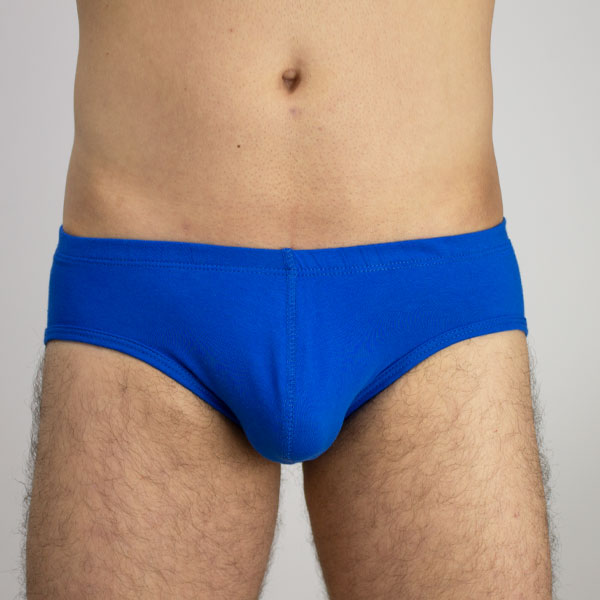 brief algodon azul rey classic de la marca malébolo underwear